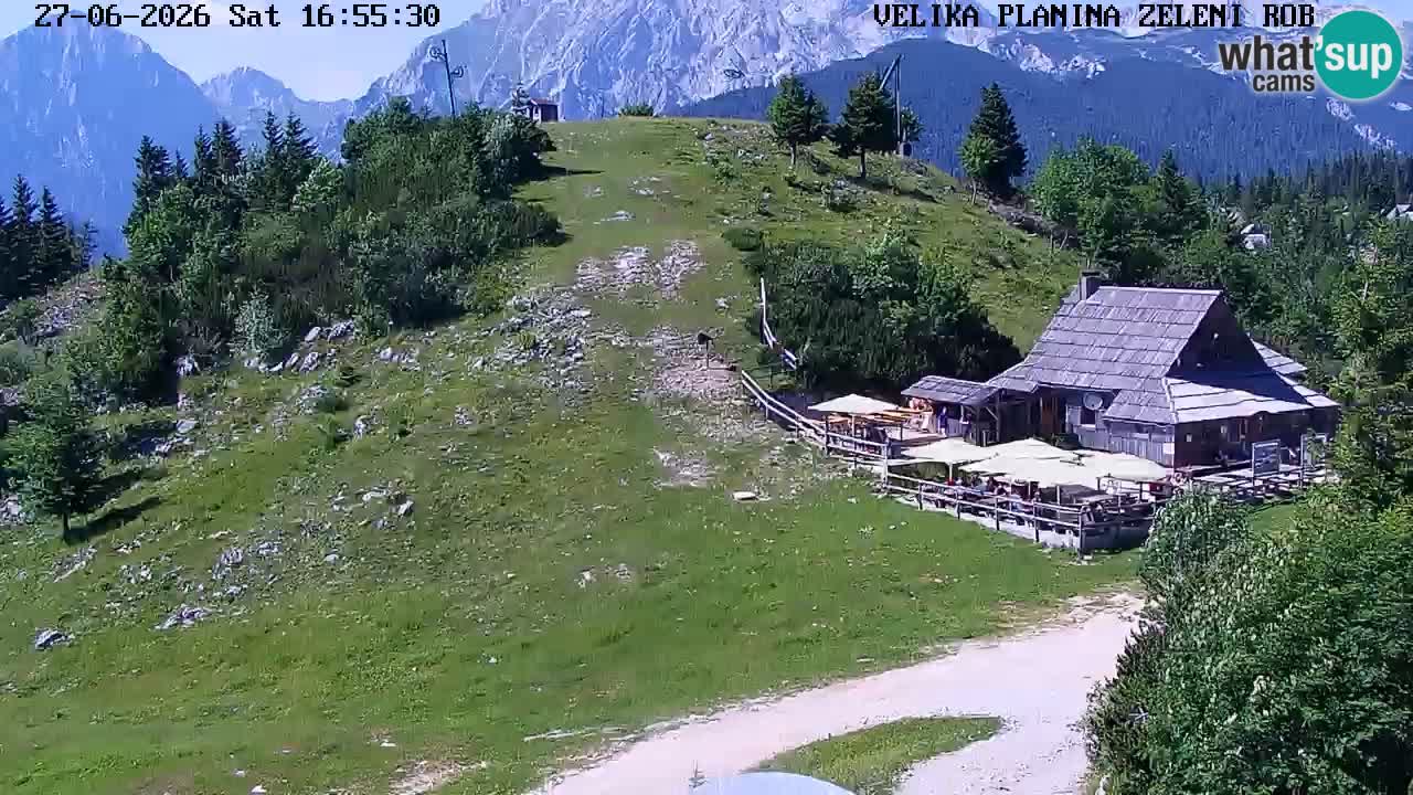 Zeleni Rob – Webcam live | Velika Planina