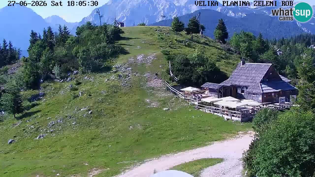 Zeleni Rob | Web kamera Velika Planina