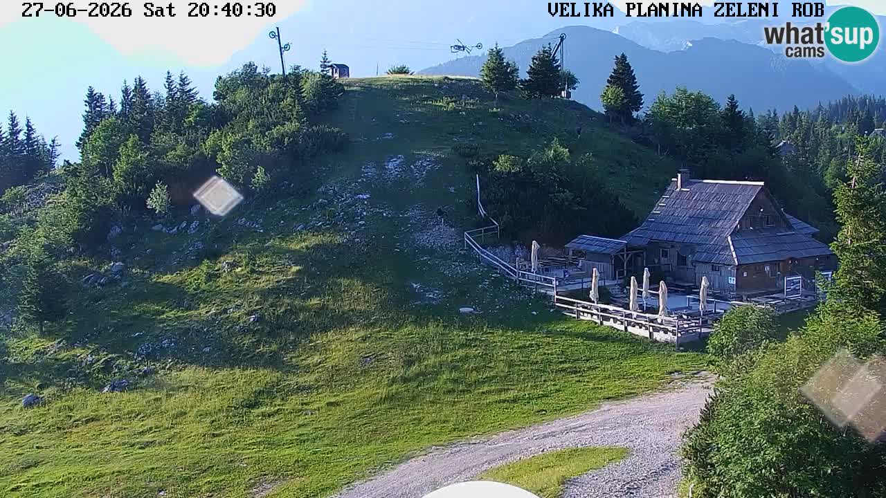 Zeleni Rob | Webcam live Velika Planina