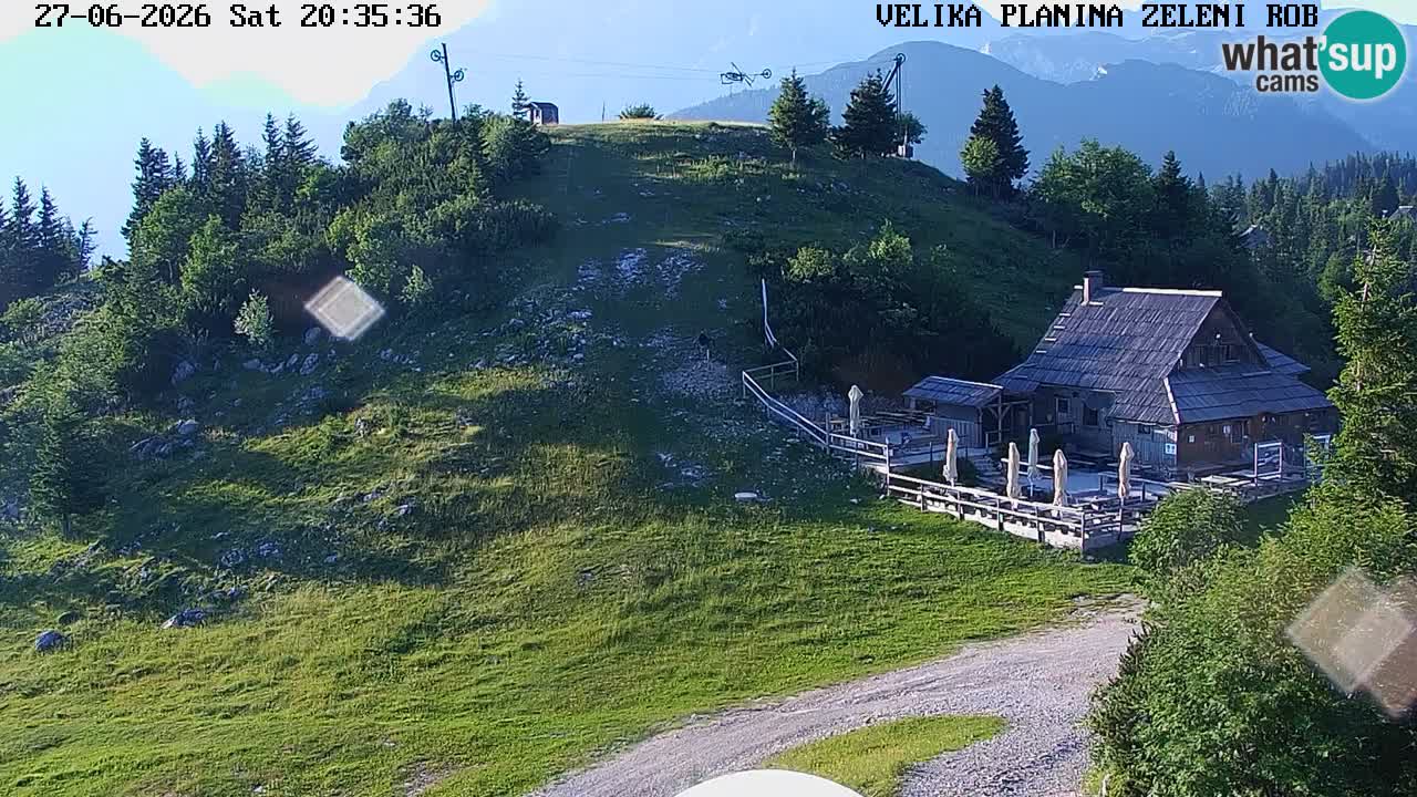 Zeleni Rob | Web kamera Velika Planina