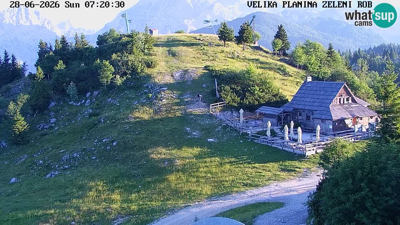 Zeleni Rob – Webcam live | Velika Planina