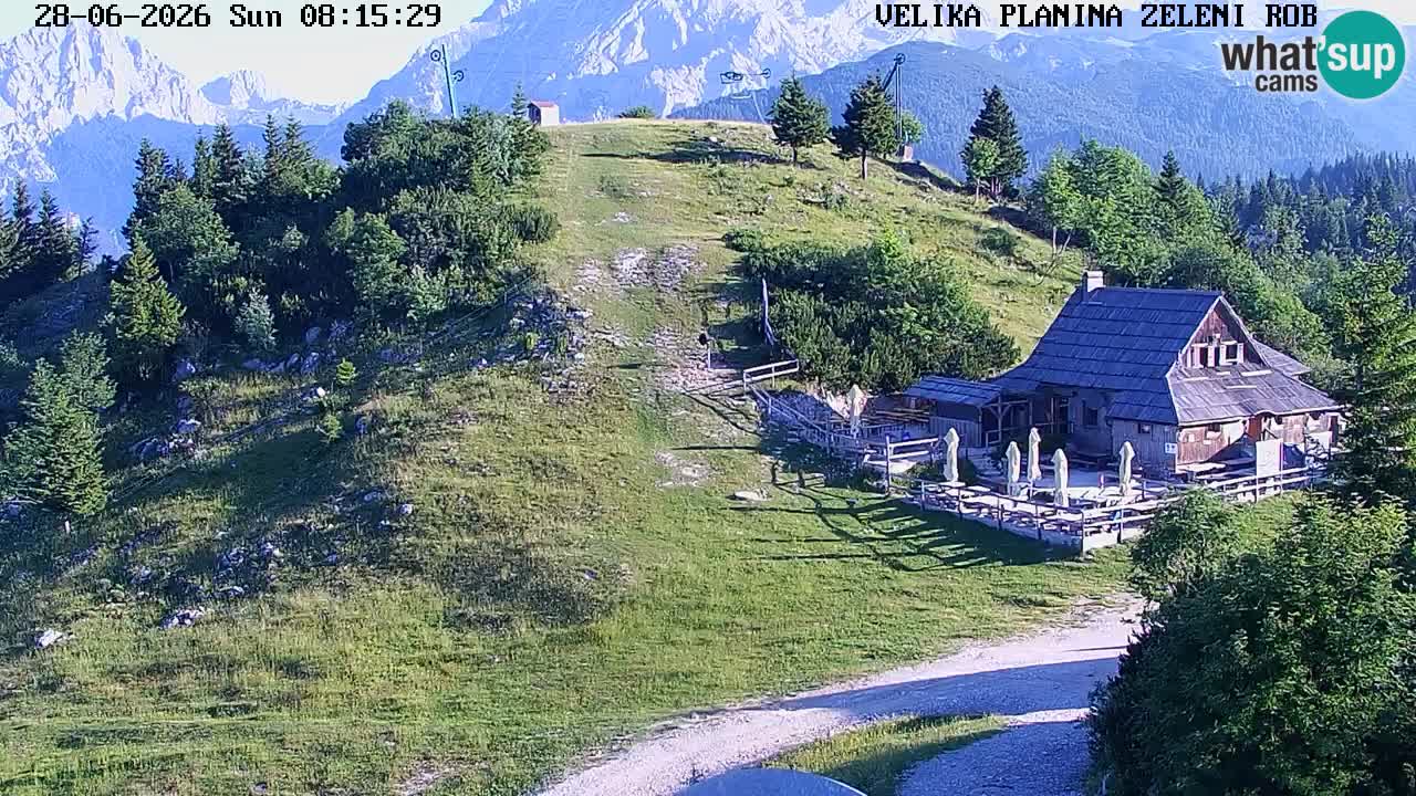 Zeleni Rob – Webcam live | Velika Planina