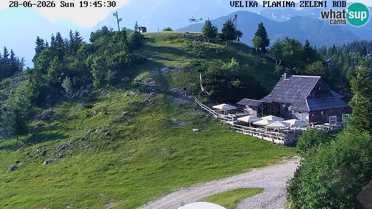 Zeleni Rob – Webcam live | Velika Planina