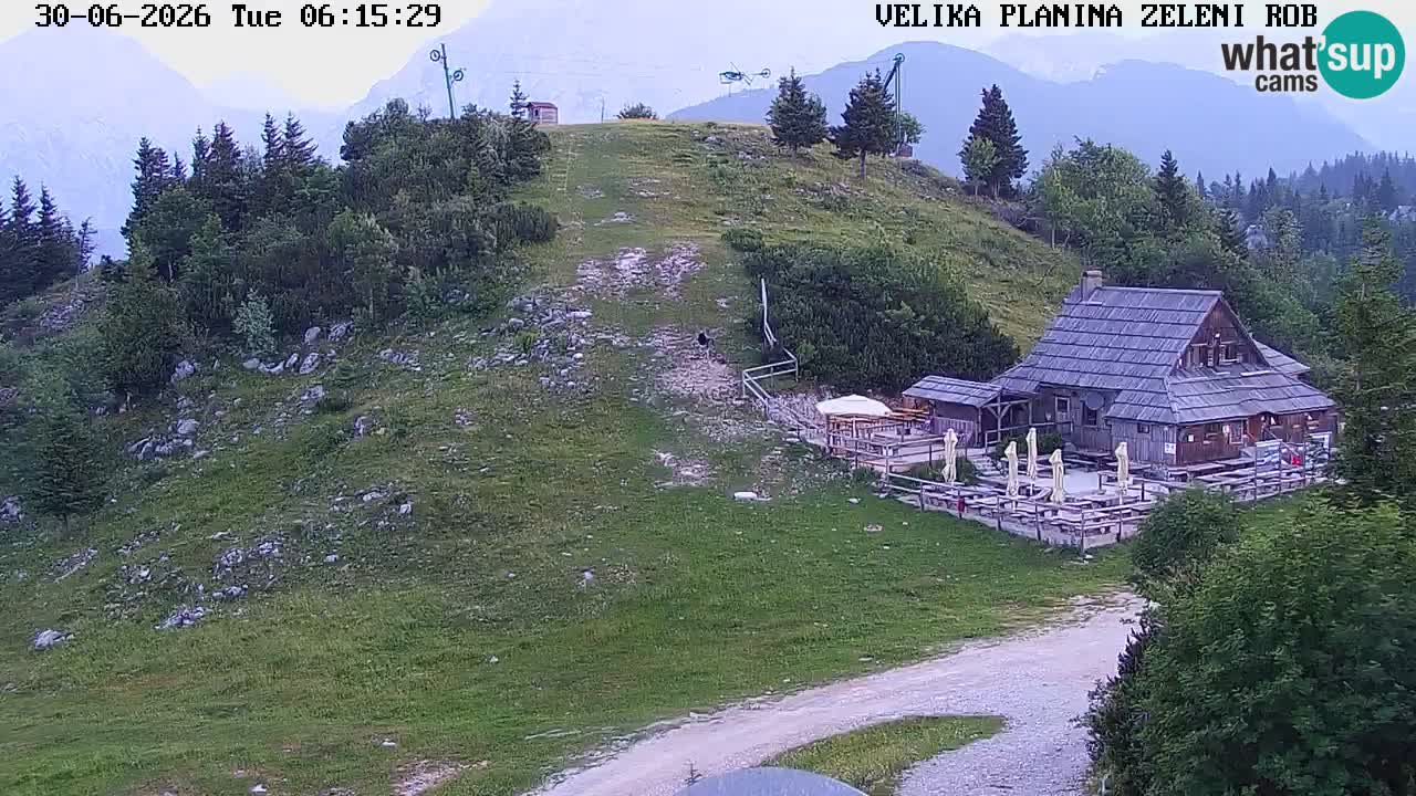 Zeleni Rob – Webcam live | Velika Planina