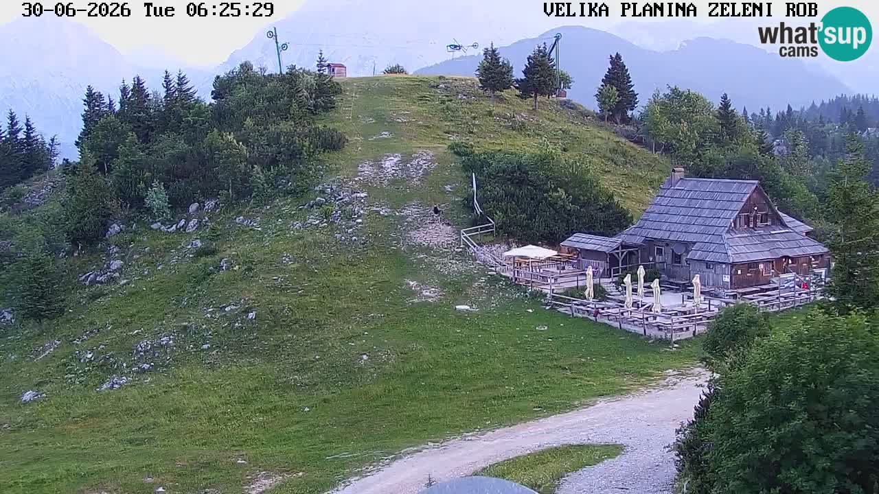 Zeleni Rob – Webcam live | Velika Planina