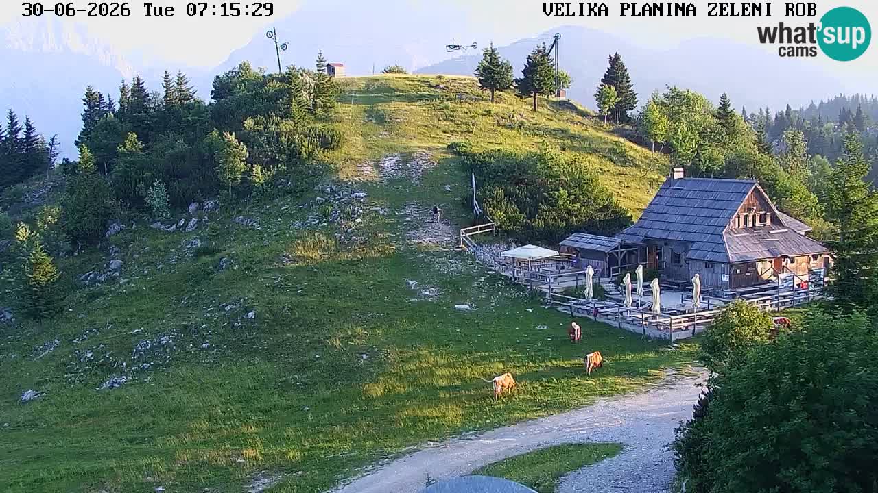 Zeleni Rob | Webcam live Velika Planina