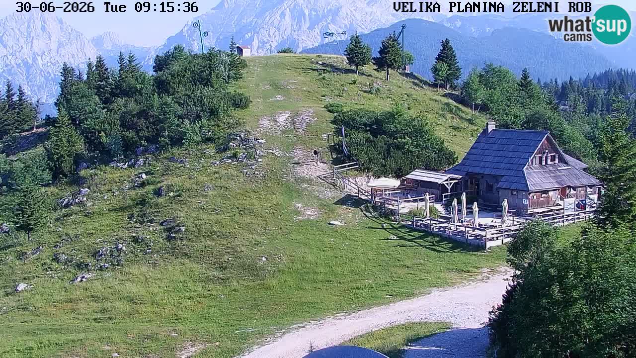 Zeleni Rob | Webcam live Velika Planina