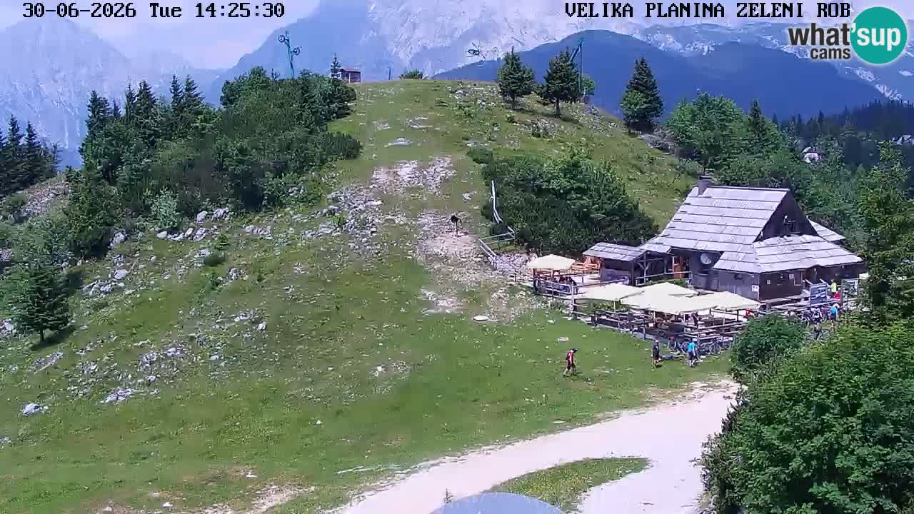 Zeleni Rob – Webcam live | Velika Planina