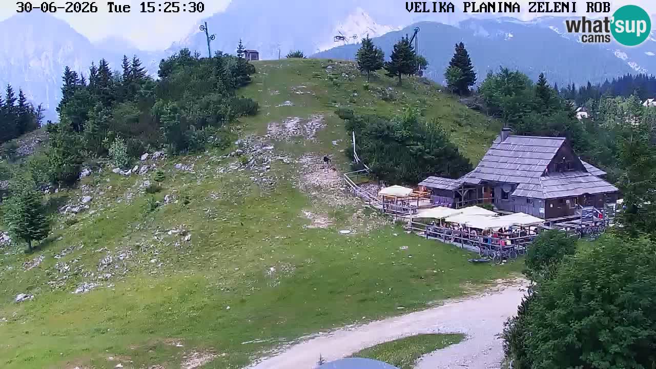 Zeleni Rob – Webcam live | Velika Planina