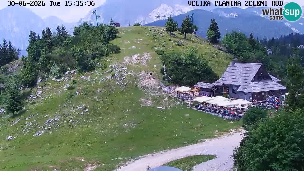 Zeleni Rob – Webcam live | Velika Planina