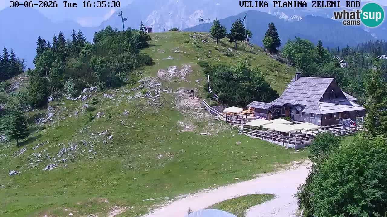 Zeleni Rob – Webcam live | Velika Planina