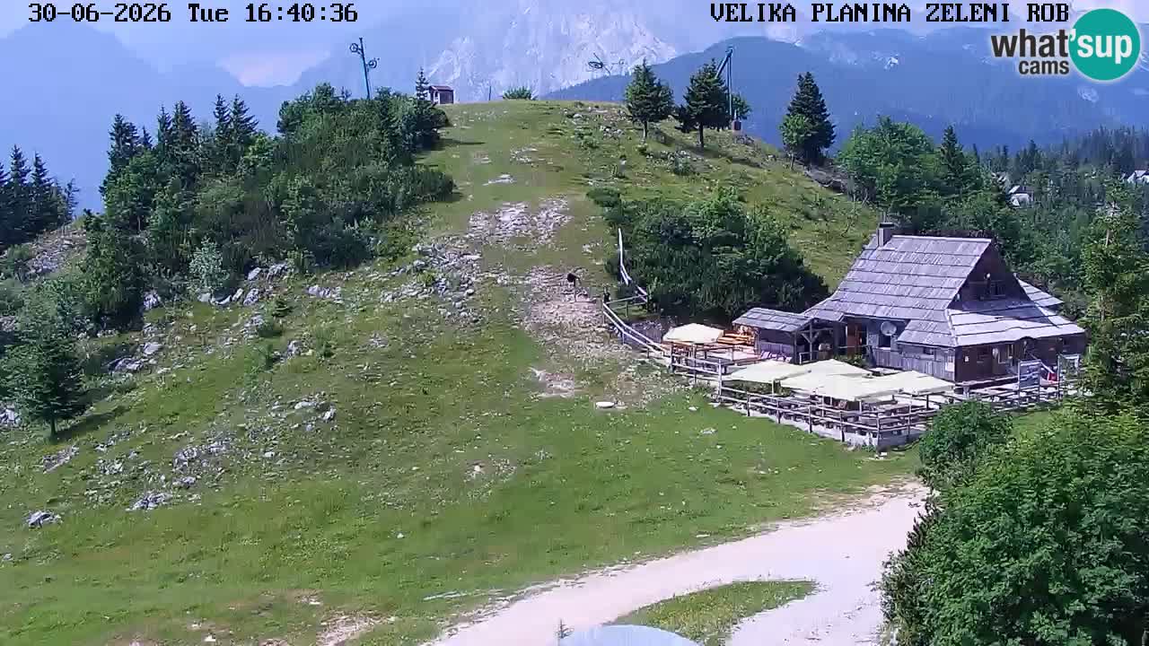 Zeleni Rob – Webcam live | Velika Planina