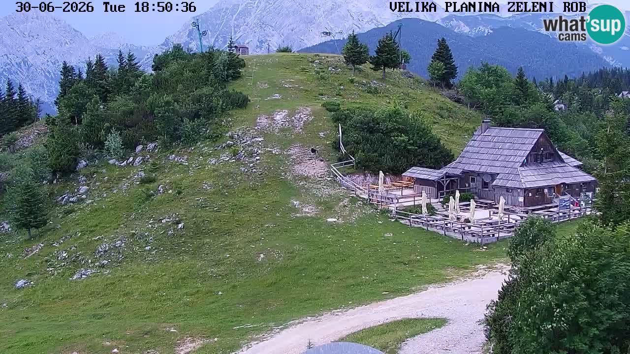 Zeleni Rob – Webcam live | Velika Planina