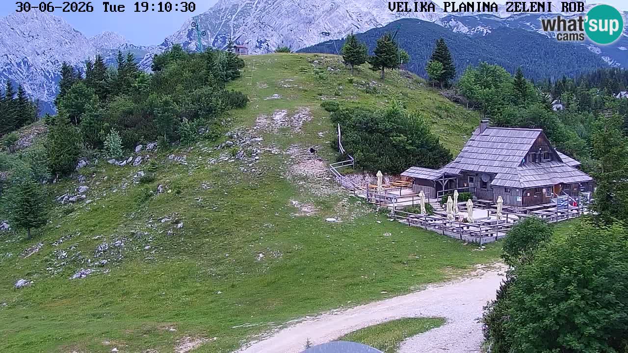 Zeleni Rob – Webcam live | Velika Planina