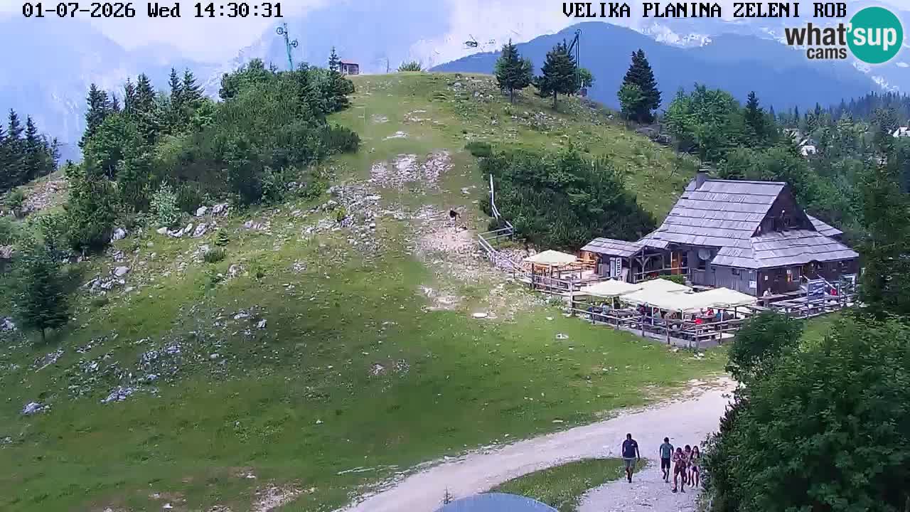 Zeleni Rob – Webcam live | Velika Planina