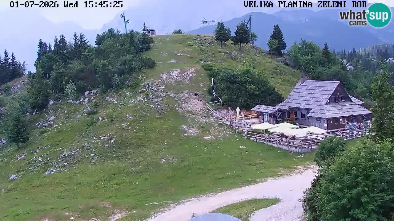 Zeleni Rob – Webcam live | Velika Planina