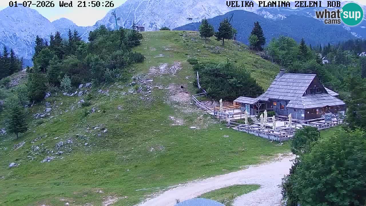 Zeleni Rob | Web kamera Velika Planina