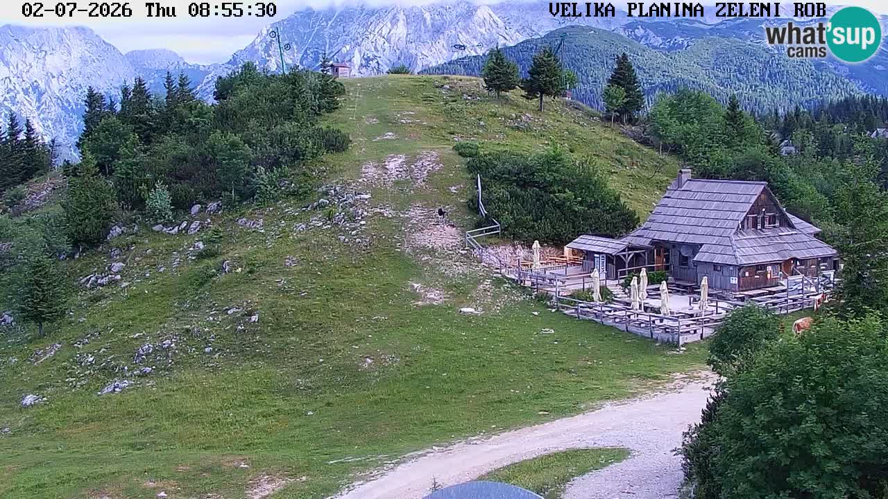 Zeleni Rob | Web kamera Velika Planina