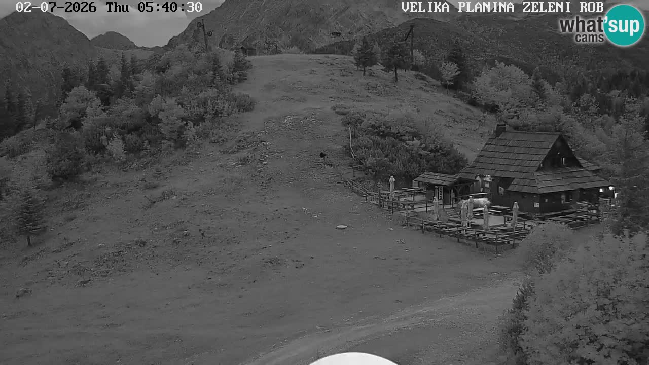 Zeleni Rob – Webcam live | Velika Planina