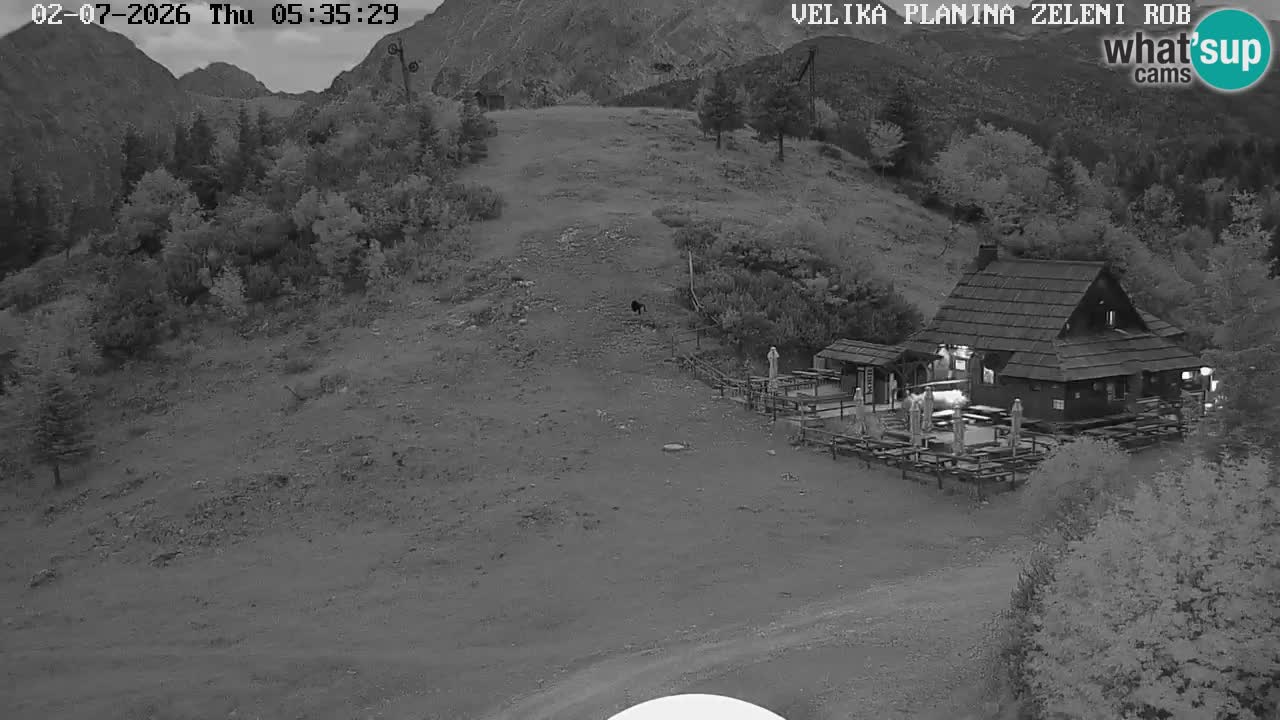 Zeleni Rob – Webcam live | Velika Planina