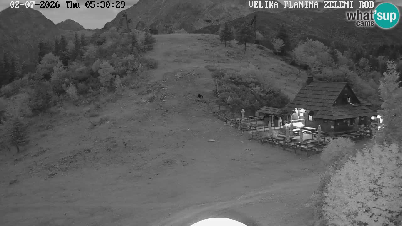 Zeleni Rob – Webcam live | Velika Planina