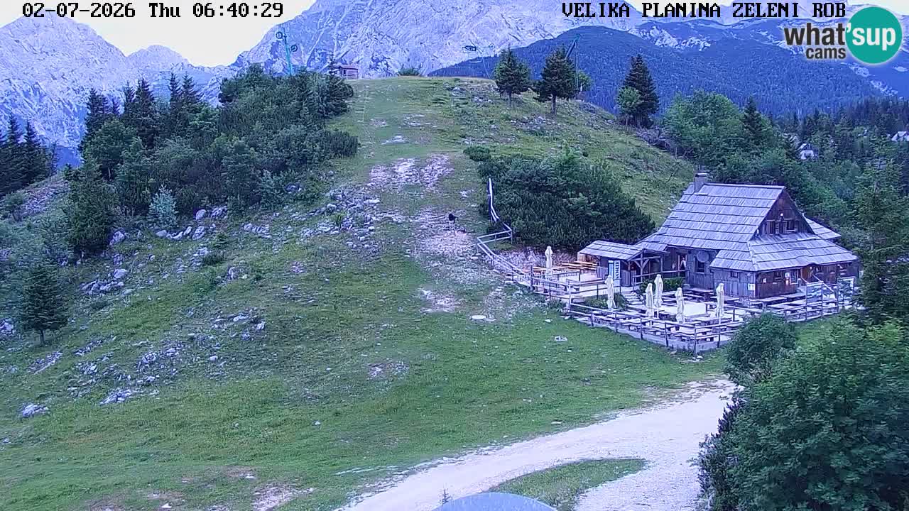 Zeleni Rob | Webcam live Velika Planina
