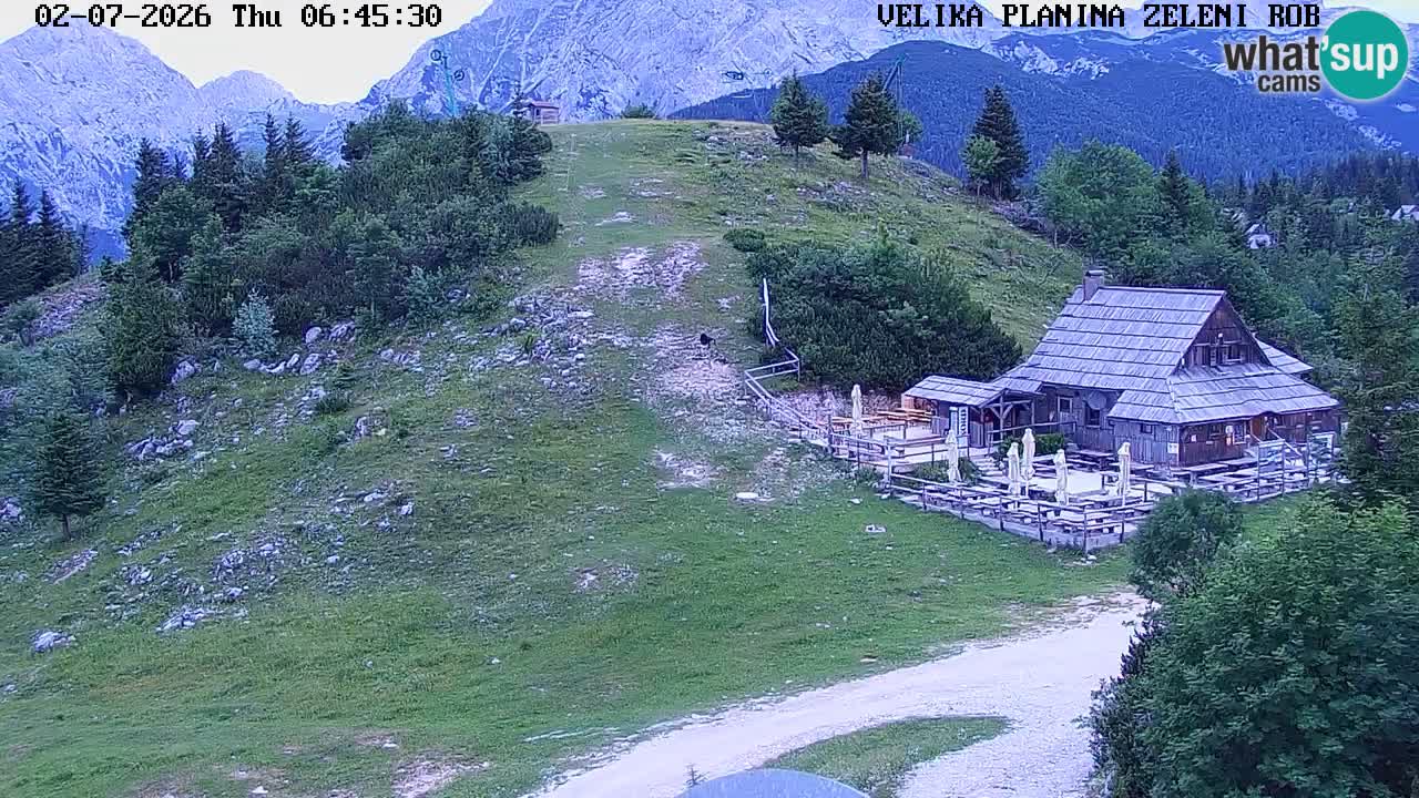 Zeleni Rob – Webcam live | Velika Planina