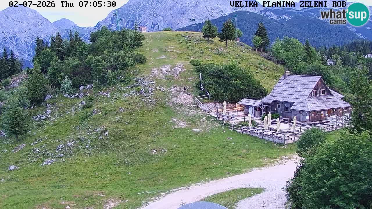 Zeleni Rob – Webcam live | Velika Planina