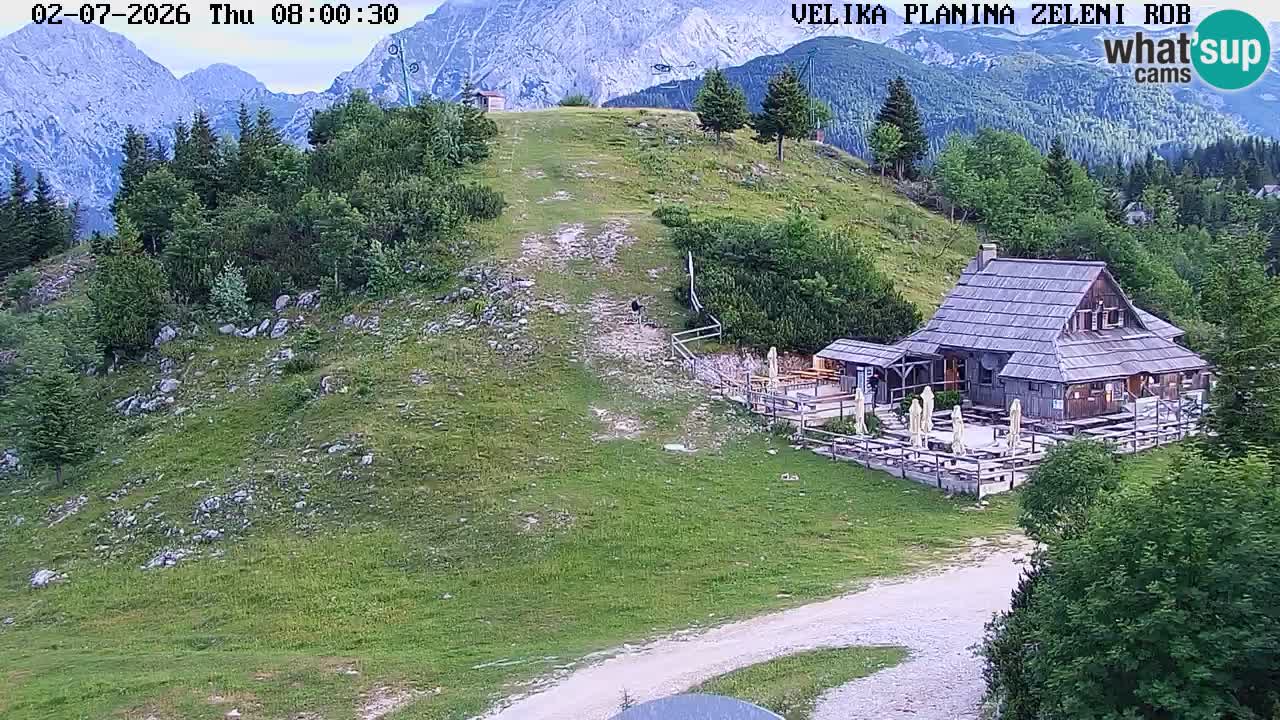Zeleni Rob | Webcam live Velika Planina