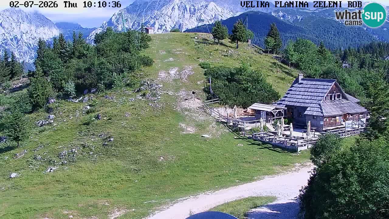 Zeleni Rob – Webcam live | Velika Planina