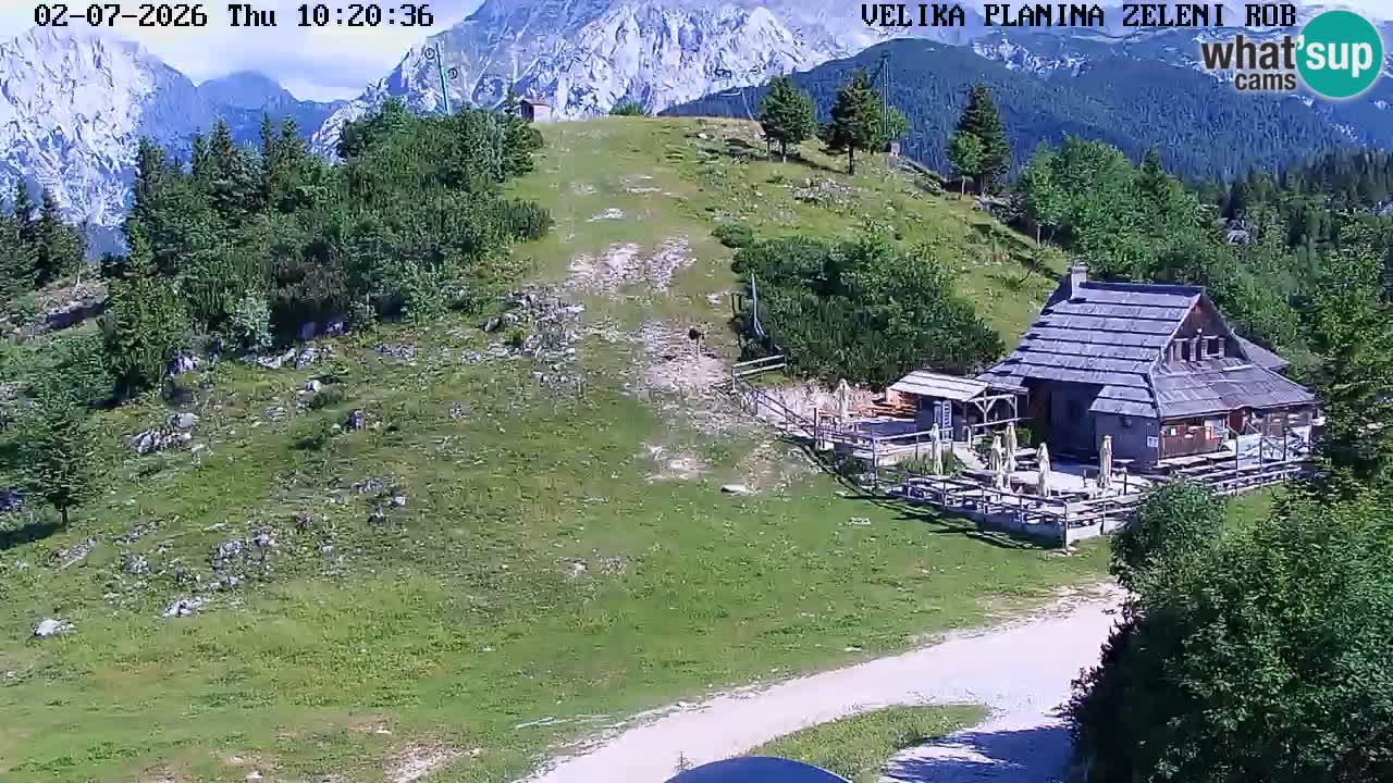 Zeleni Rob – Webcam live | Velika Planina