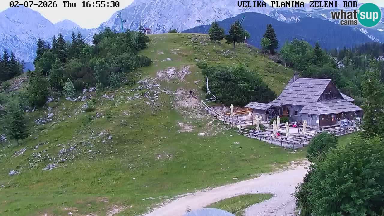 Zeleni Rob | Web kamera Velika Planina