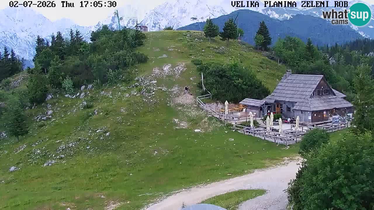 Zeleni Rob | Web kamera Velika Planina