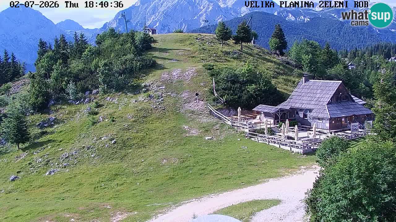 Zeleni Rob – Webcam live | Velika Planina