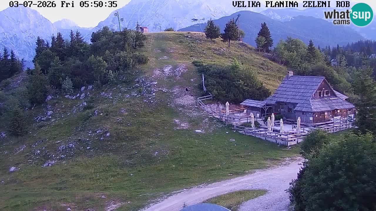 Zeleni Rob | Webcam live Velika Planina