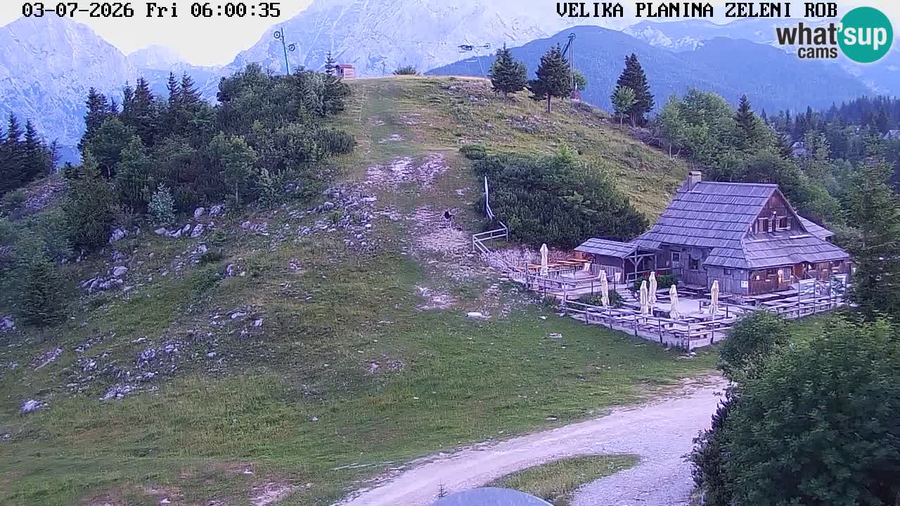 Zeleni Rob – Webcam live | Velika Planina