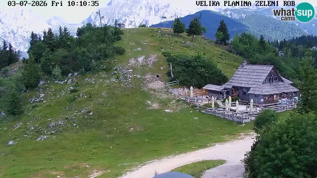 Zeleni Rob – Webcam live | Velika Planina