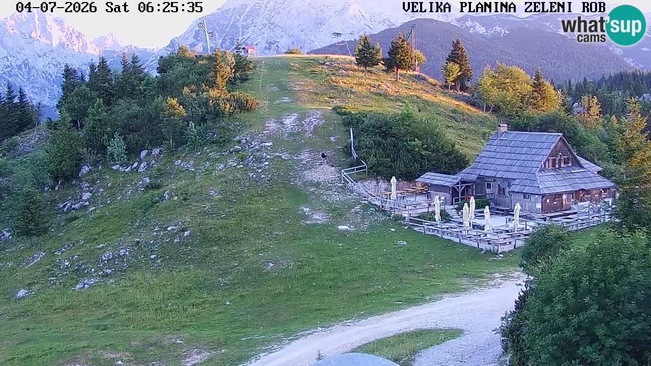 Zeleni Rob | Webcam live Velika Planina