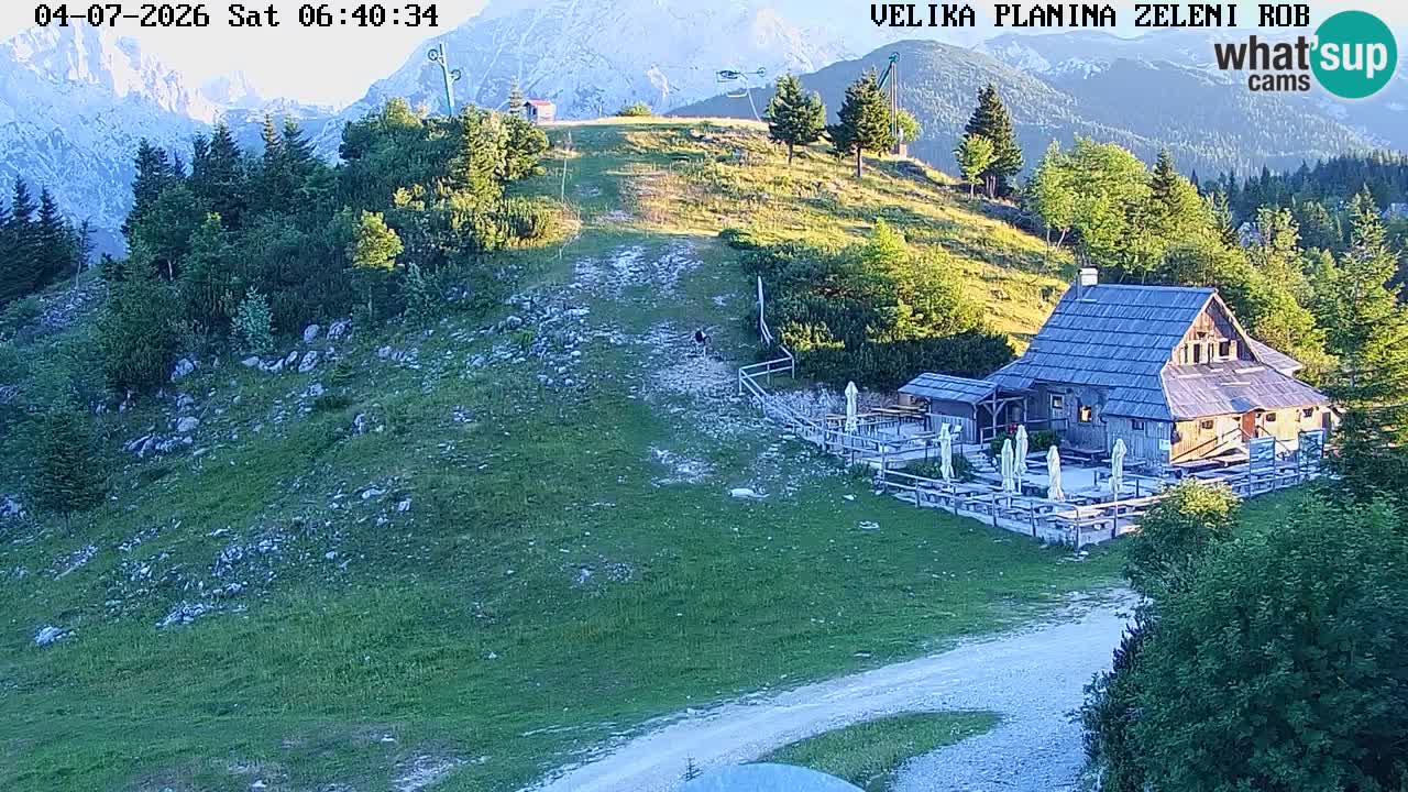 Zeleni Rob – Webcam live | Velika Planina