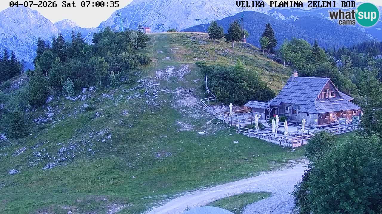 Zeleni Rob – Webcam live | Velika Planina