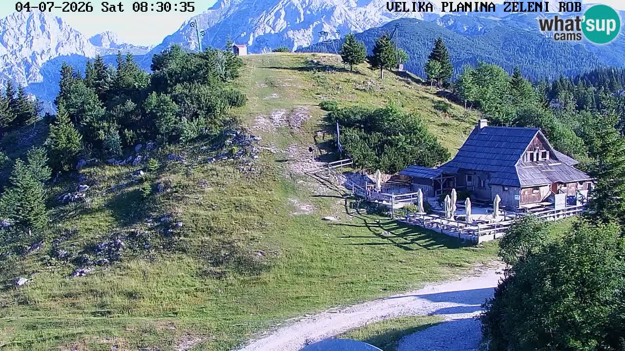 Zeleni Rob – Webcam live | Velika Planina