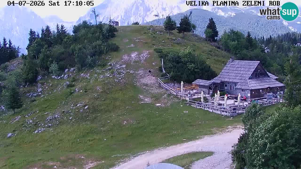 Zeleni Rob – Webcam live | Velika Planina