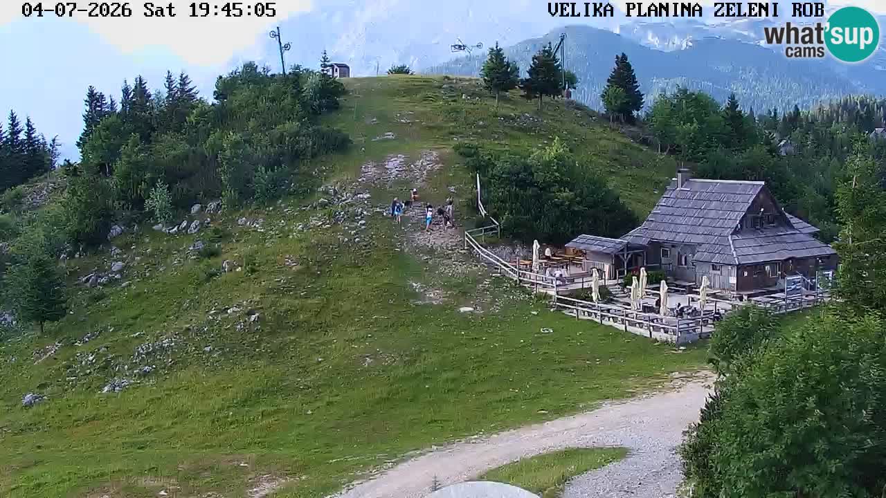 Zeleni Rob | Webcam en vivo Velika Planina