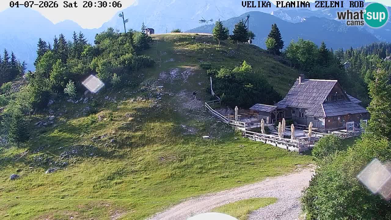 Zeleni Rob – Webcam live | Velika Planina