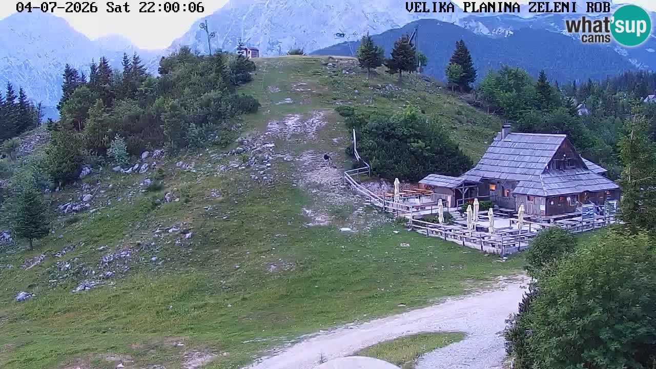 Zeleni Rob | Webcam en vivo Velika Planina