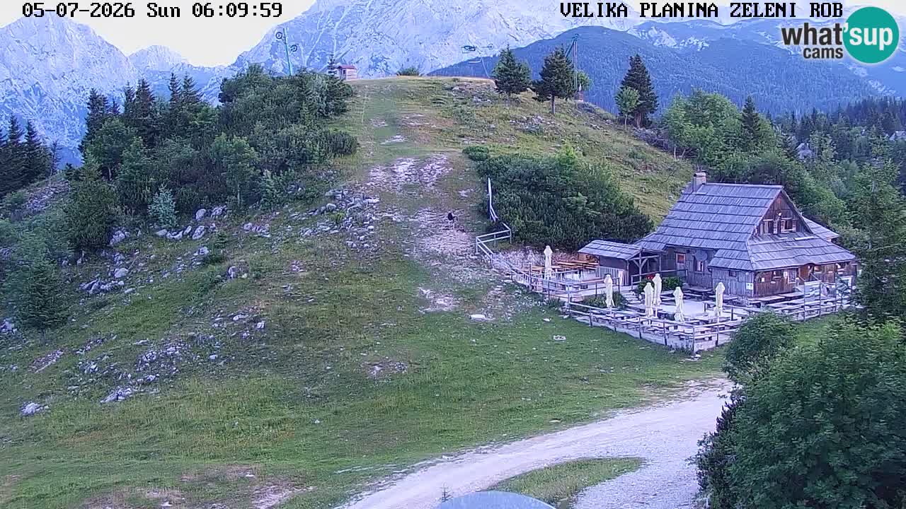Zeleni Rob – Webcam live | Velika Planina