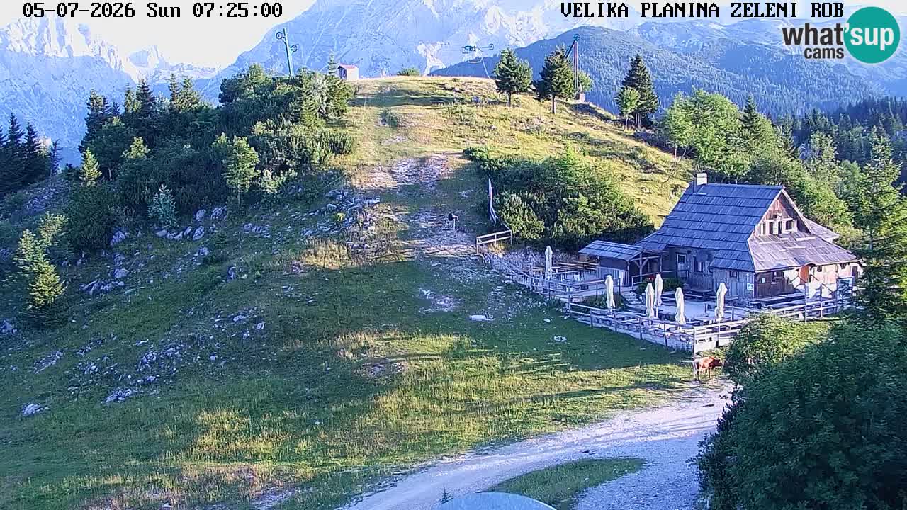 Zeleni Rob – Webcam live | Velika Planina