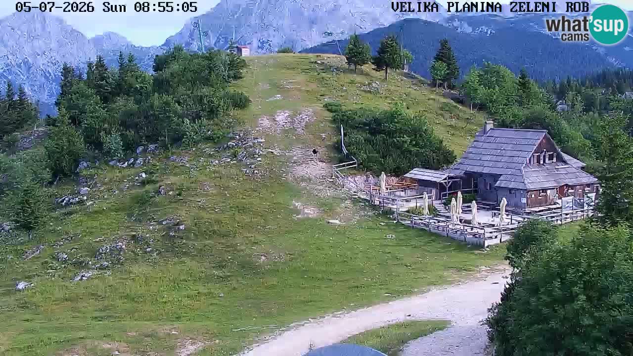 Zeleni Rob – Webcam live | Velika Planina