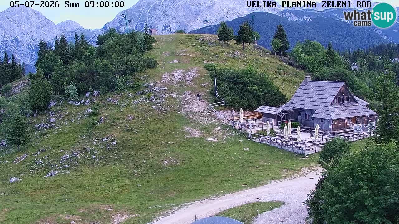 Zeleni Rob – Webcam live | Velika Planina