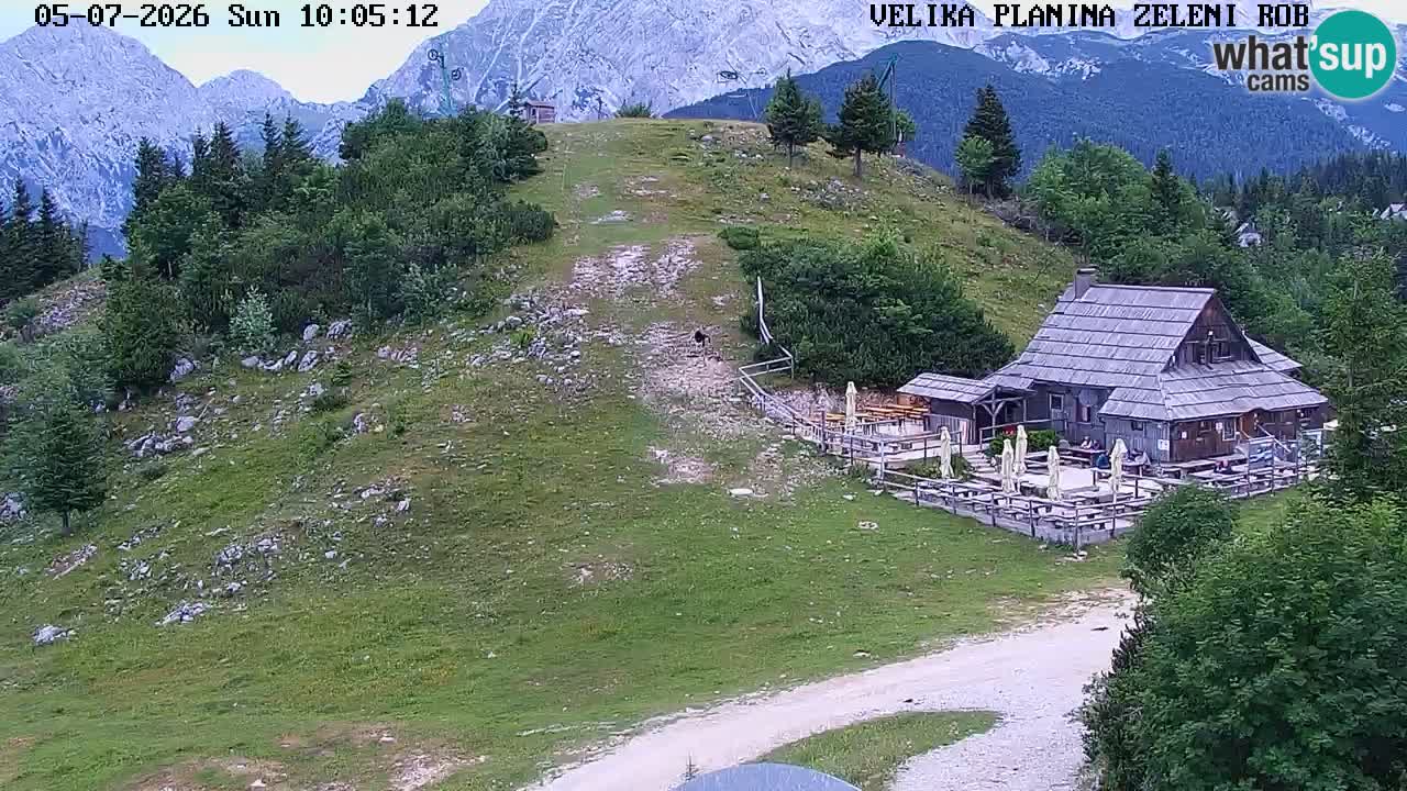 Zeleni Rob – Webcam live | Velika Planina